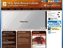 Tablet Screenshot of holyspirit.ab.ca